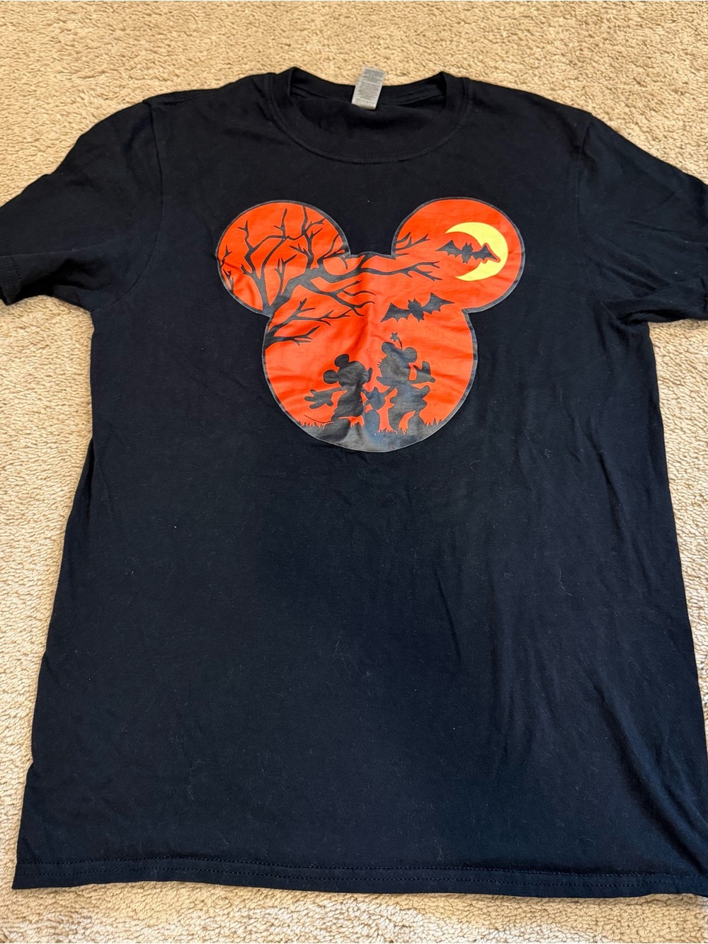Halloween Mickey Minne Mouse SS shirt Sz Small